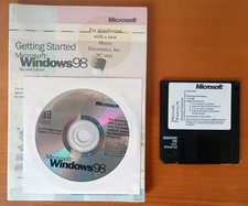 Windows 98 Second Edition New and Sealed plus Floppy Boot Disk ( For any PC )