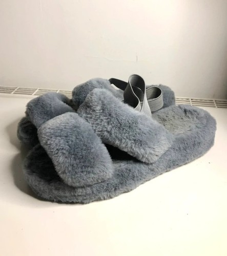 Womens dark grey fluffy - womens,
