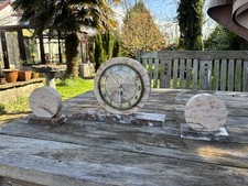 Vintage  Art Deco Marble Clock