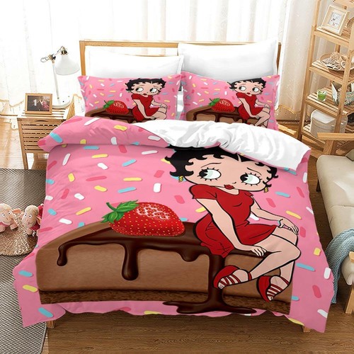 2pcs 3pcs betty boop - boop, bedding