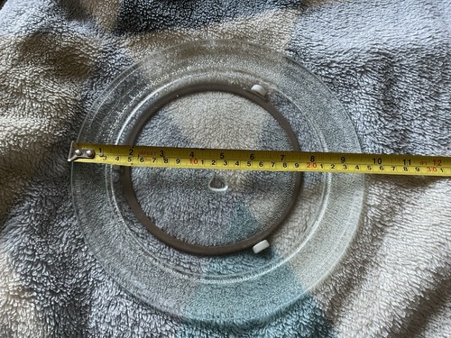 Microwave glass plate inch - plate, 9.5