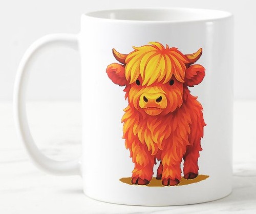Mug highland cow - highland, (1)