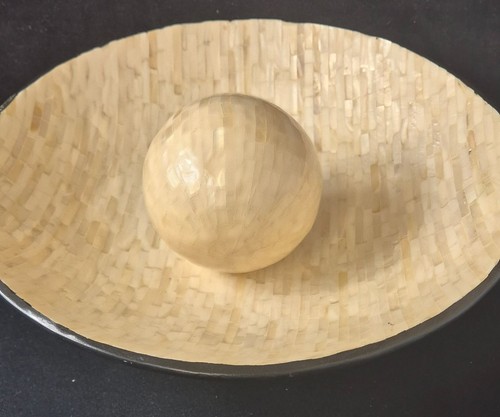 Decorative bowl and ball - decorative,