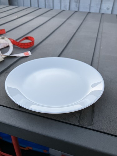 Dinner and side plates - and,