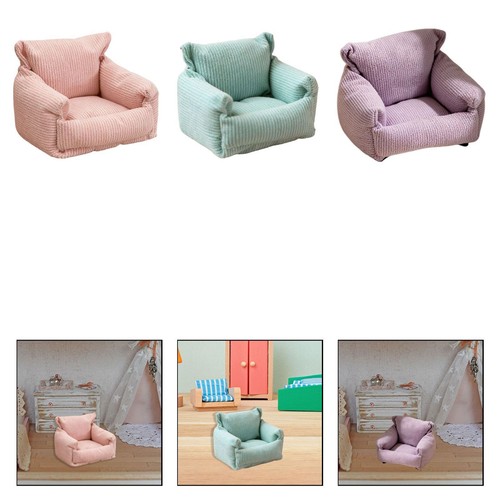Dollhouse couch arm chair 12 - couch,