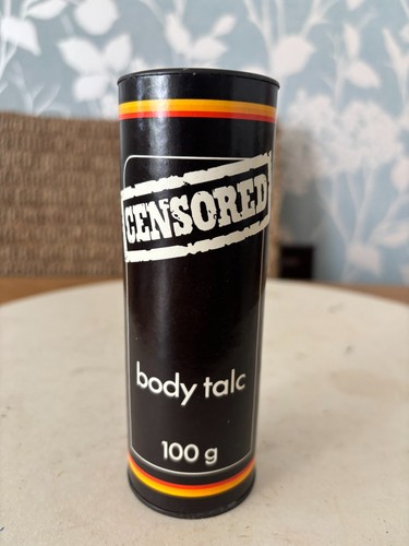 Censored men body - censored, talc