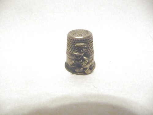 Thimble vintage pewter - thimble,
