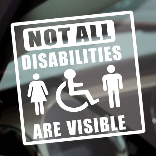 Not all disabilities are - x,