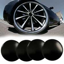 4x 2.2" Black Car Wheel Center