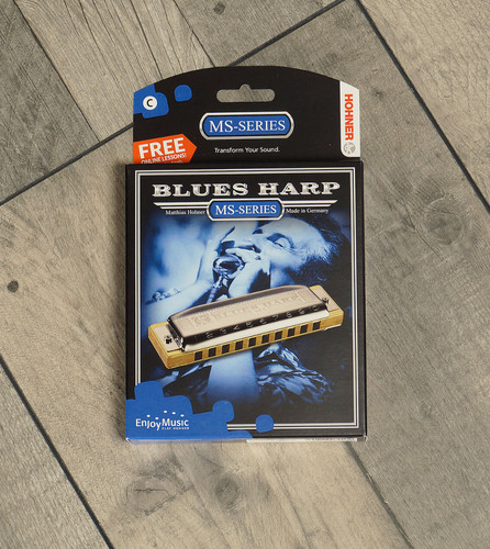 Hohner blues harmonica - blues, (c)