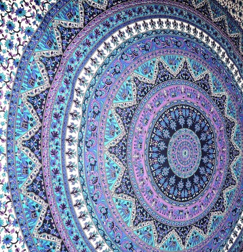 Indian twin hippie mandala - indian,