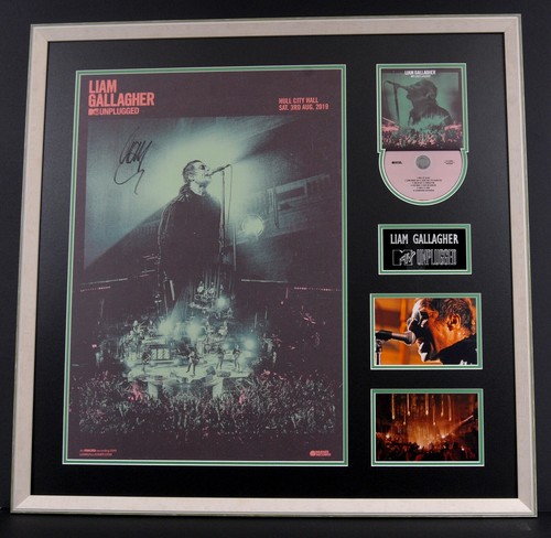 Liam gallagher signed - &, framed