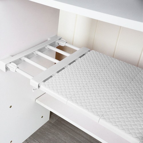 White extendable shelf - extendable,