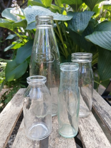 Vintage bottles milk - 4,