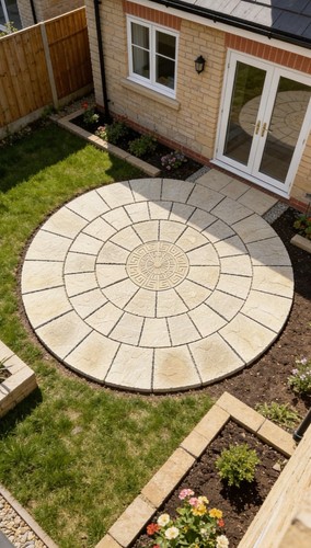 56m greek keystone circle - 2.56m,