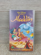 Vintage Aladdin PAL VHS Video