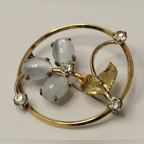 Vtg krementz brooch - vtg,