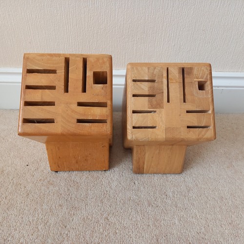 Wooden knife blocks - wooden, 8