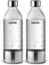 2x Aarke PET Bottles 1L /800ml