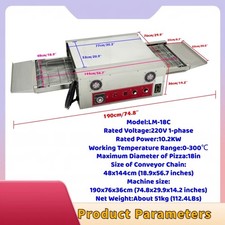 Commercial Conveyor Pizza