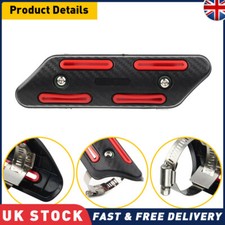 Motorcycle Motorbike Exhaust Pipe Heat Shield Cover Heel Guard For Honda Yamaha