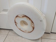 Huge White Cog Factory Plastic