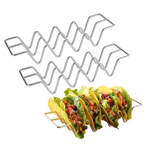 Taco holder stand stainless - taco,
