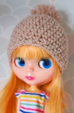 Handmade Bobble Hat For Blythe