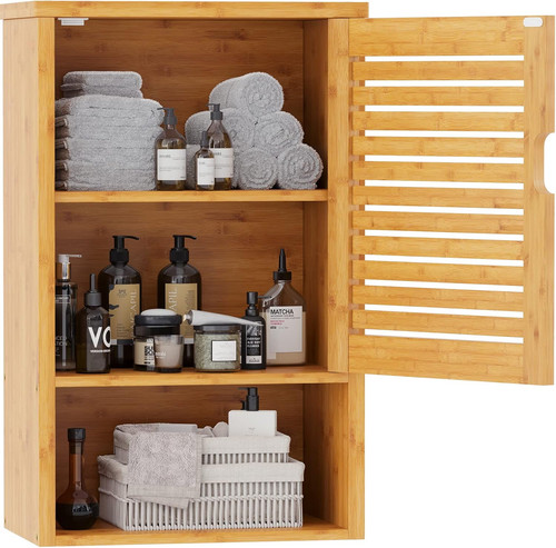 Wooden bathroom wall cabinet - wooden,