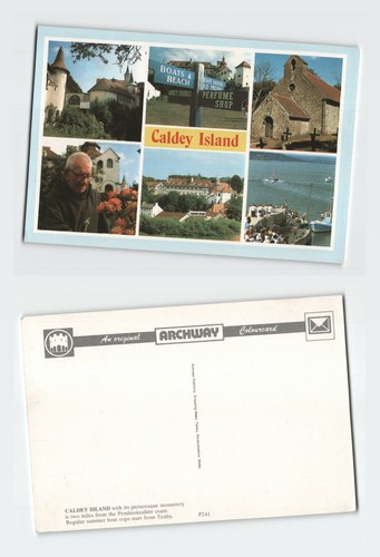Vintage postcard caldey island - vintage,