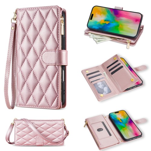 Zip leather flip wallet case - zip,