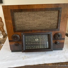 Vintage 1942 HMV Wooden Cased Valve Radio Model 6311