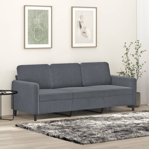 Seater sofa dark gray 9 - dark, 70.9"