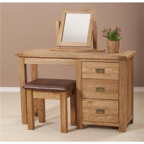 Solid oak dressing table - solid,