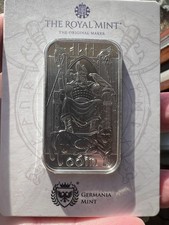 The Royal Mint & Germania Mint Norse Gods: Odin 1oz .999 Fine Silver Bar