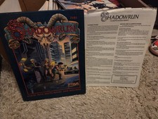SHADOWRUN CORE BOOK 7101 FASA RPG 1989 HARDBACK SOURCEBOOK ROLE-PLAY RULEBOOK