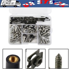 155PCS/Set Complete Motorcycle Fairing Bolts Kit Panel Speed Clip Fastener Screw