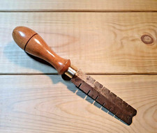 Vintage saw set beech - saw, handle