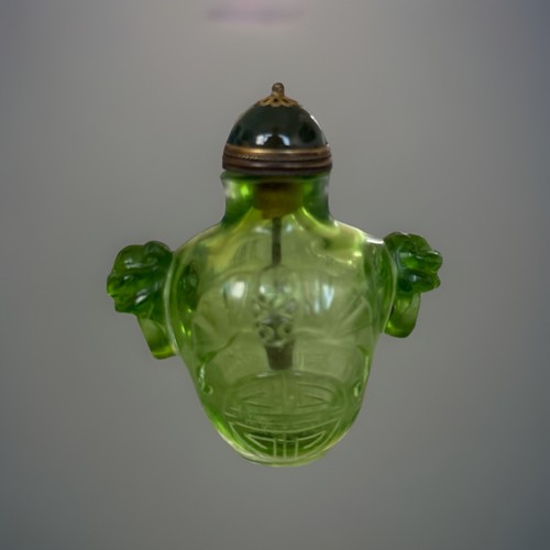 Vintage chinese green glass - vintage,