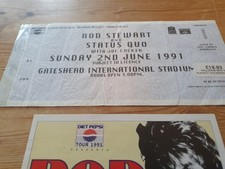 Rod Stewart Status Quo Ticket