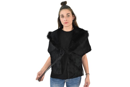 Fur shawl stole luxury - fur,