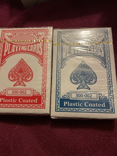 Playing cards plastic coated - playing,