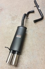 VW Golf MK4 1.9 TDi PDi Sportex Exhaust  System Twin SLASH CUT 3" Tips