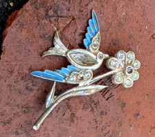 Vintage Bird Brooch Enamel Pin