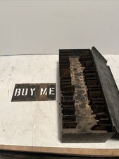 150 Interlocking Brass Stencils 1” Letters Numbers Punctuation Fractions T2