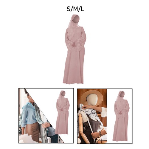 Muslim robe hooded abaya - robe,
