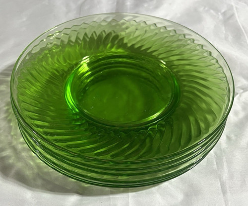 Uranium green depression glass - depression,