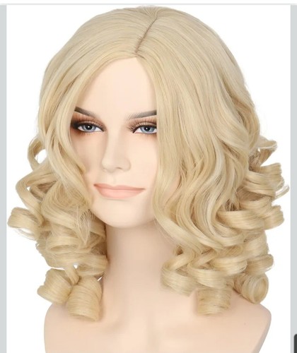 Miss hair blonde curly - hair,