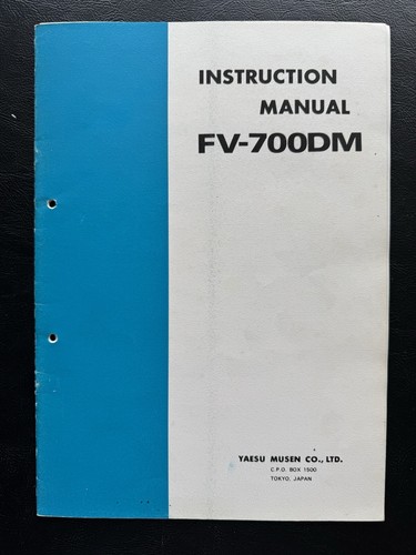 Yaesu genuine 700dm - yaesu, fv-700dm