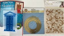 Bundle of 3 embossing plates  for use with card making machine